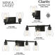 Clarity 3 Light 24 inch Coal Bath Vanity Wall Light